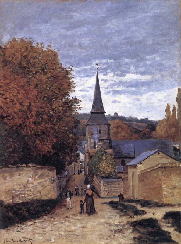 Claude Monet Street in Sainte-Adresse